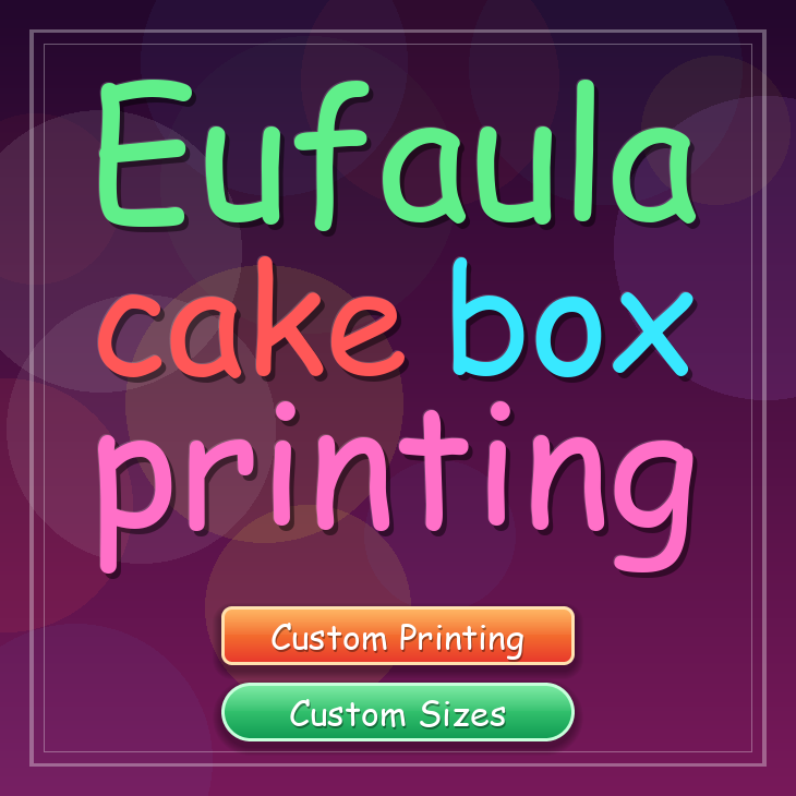 Eufaula cake box printing