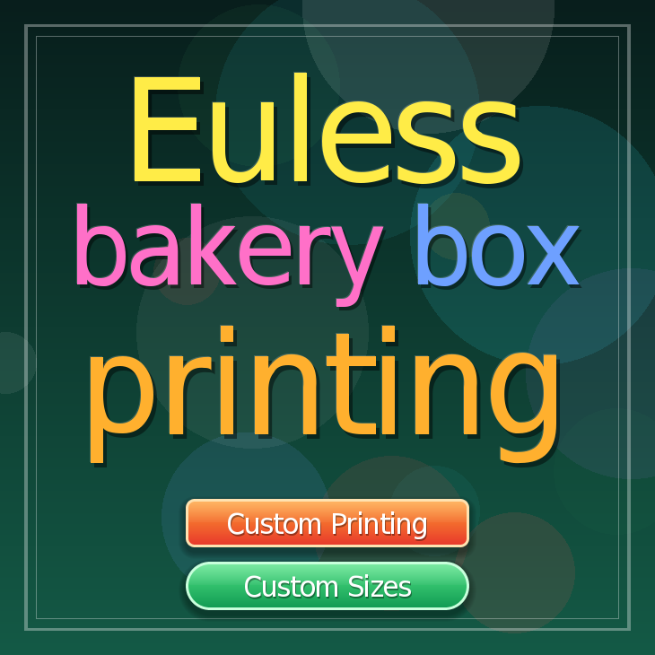 Euless bakery box printing