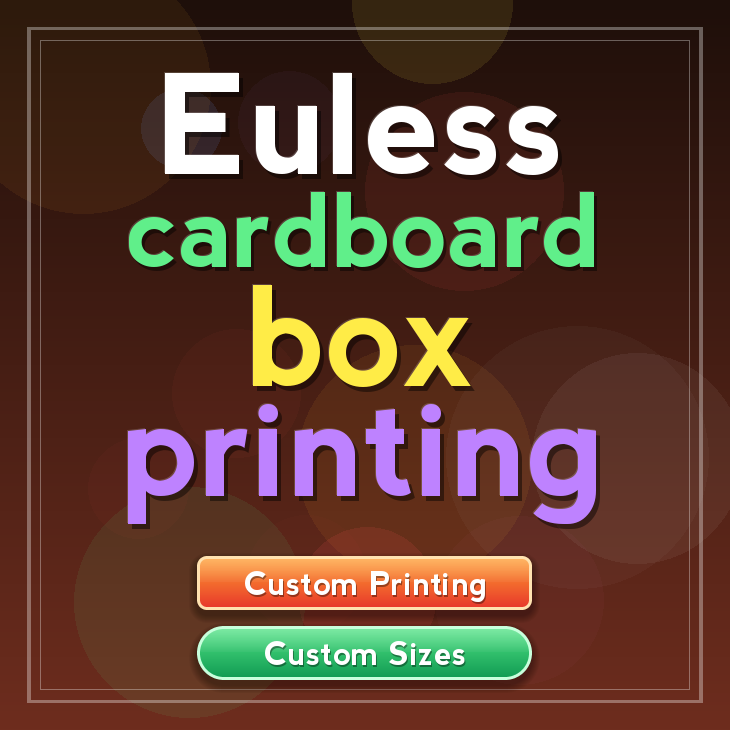 Euless cardboard box printing