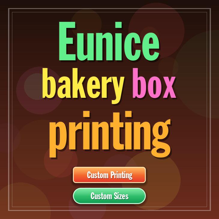 Eunice bakery box printing