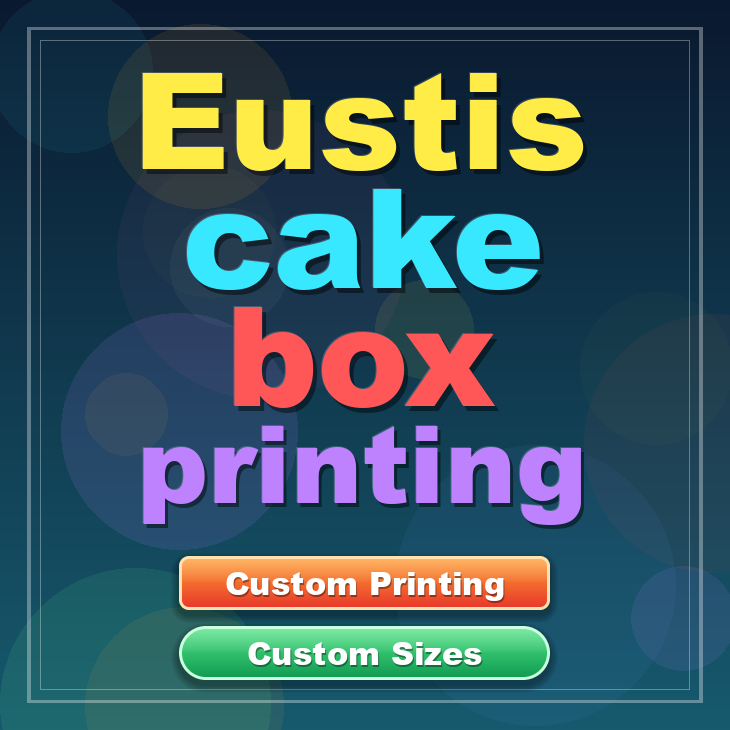 Eustis cake box printing