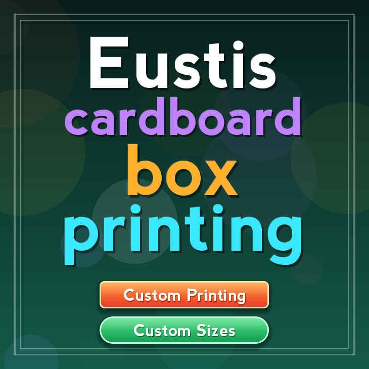 Eustis cardboard box printing