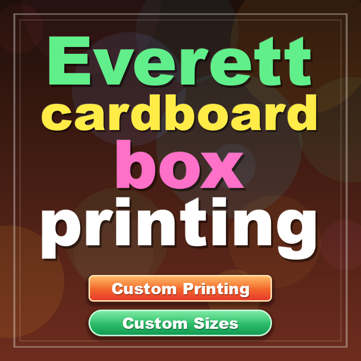 Everett cardboard box printing