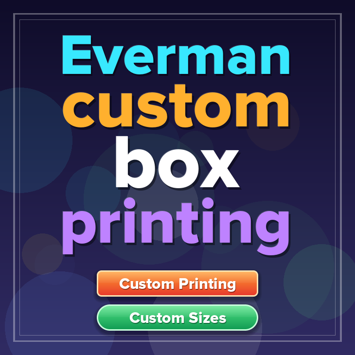 Everman custom box printing