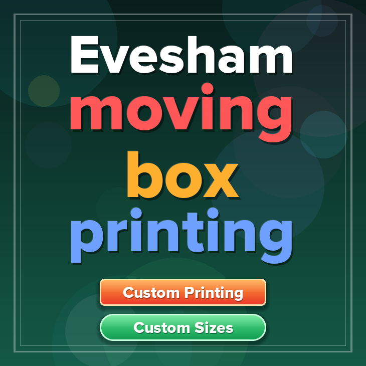 Evesham moving box printing
