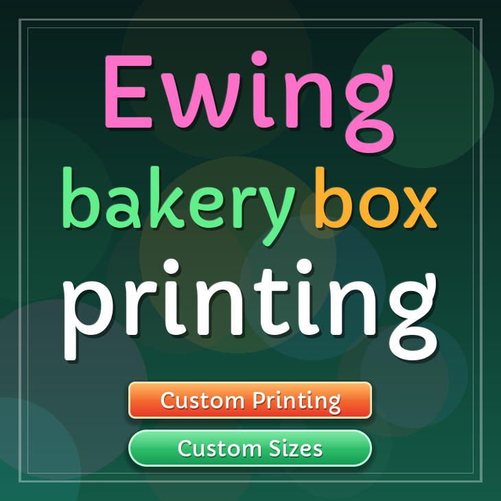 Ewing bakery box printing