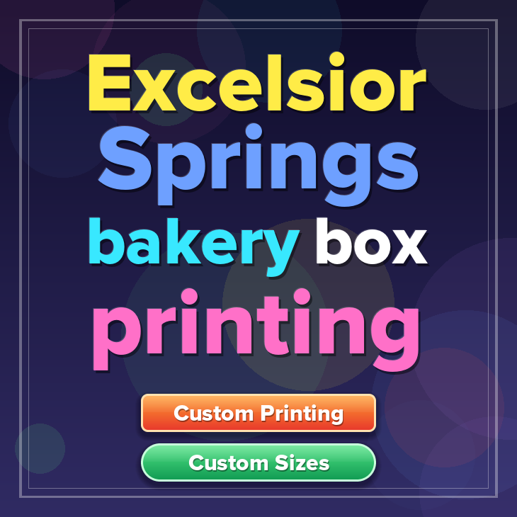 Excelsior Springs bakery box printing