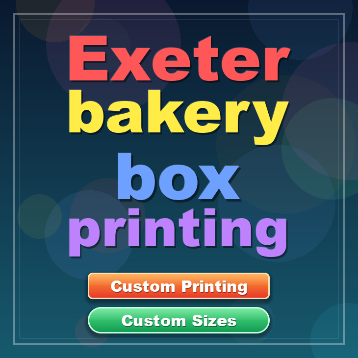 Exeter bakery box printing