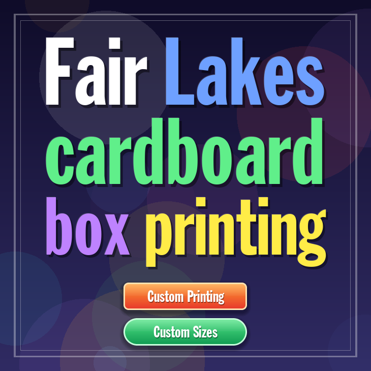 Fair Lakes cardboard box printing