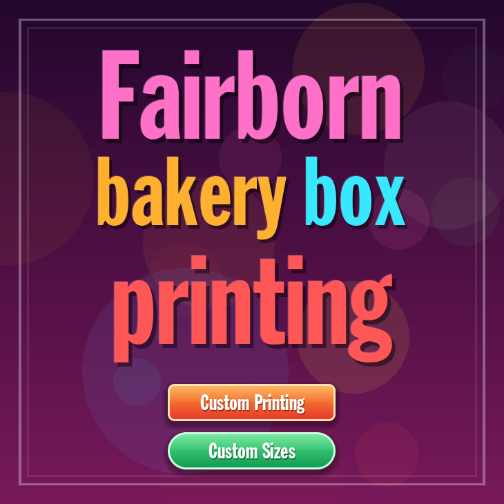 Fairborn bakery box printing