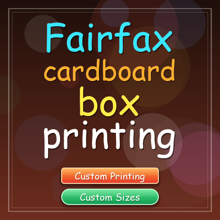 Fairfax cardboard box printing