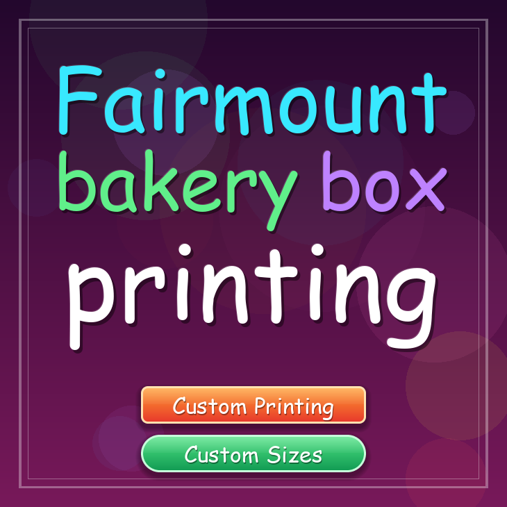Fairmount bakery box printing