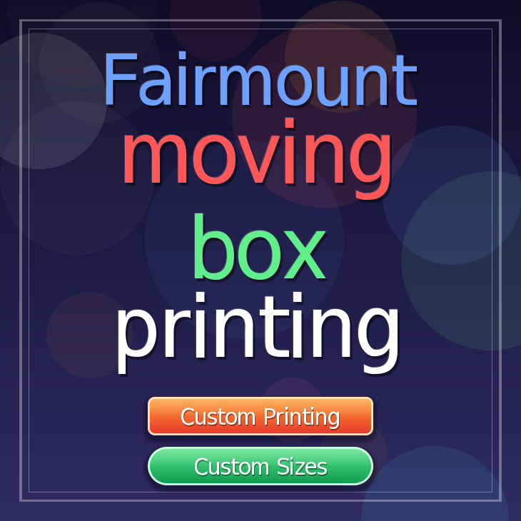 Fairmount moving box printing