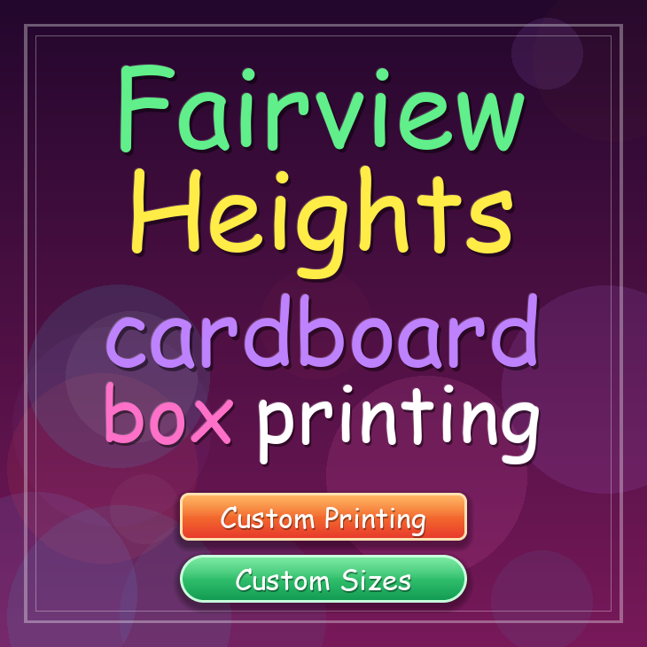 Fairview Heights cardboard box printing