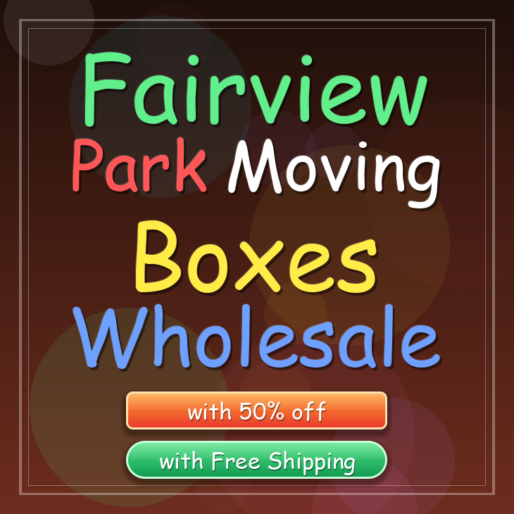 Fairview Park moving boxes
