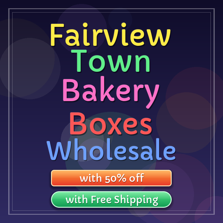 Fairview Town bakery boxes