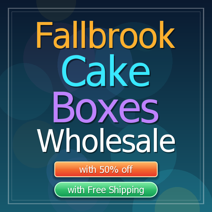 Fallbrook cake boxes
