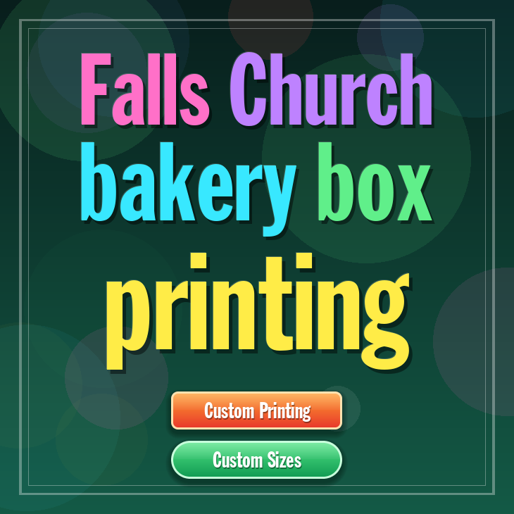 Falls Church bakery box printing
