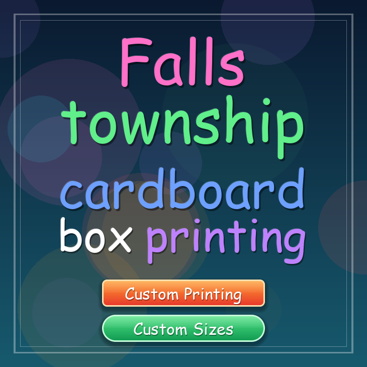 Falls township cardboard box printing