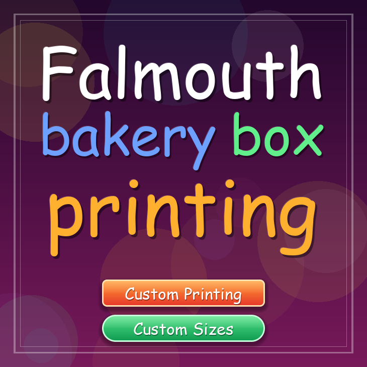 Falmouth bakery box printing