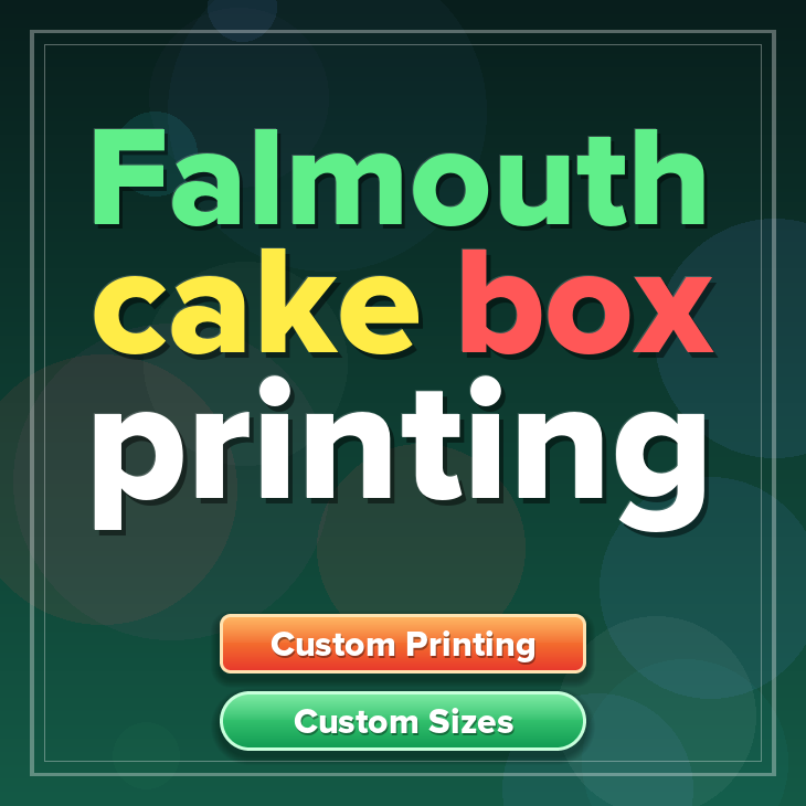 Falmouth cake box printing