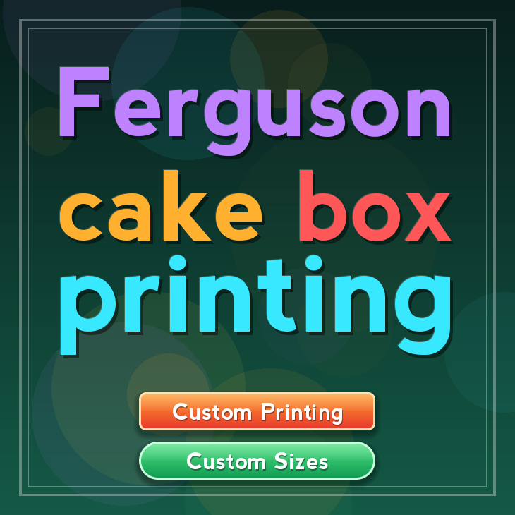 Ferguson cake box printing