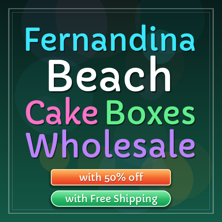 Fernandina Beach cake boxes