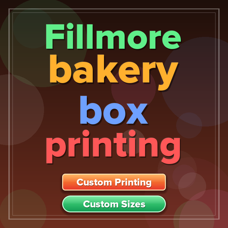 Fillmore bakery box printing