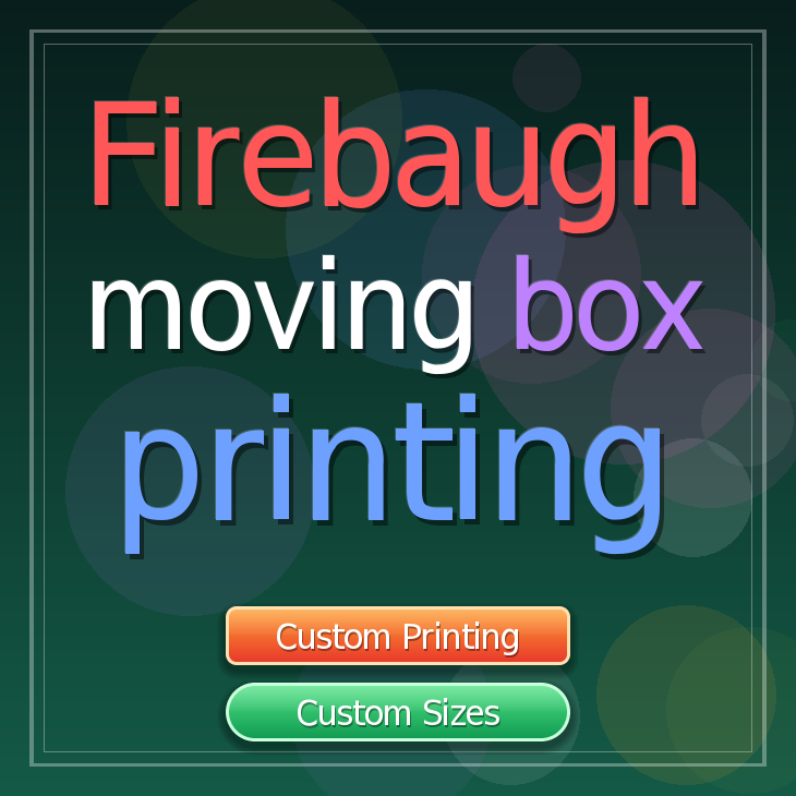Firebaugh moving box printing
