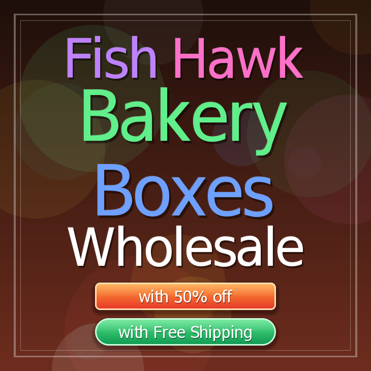 Fish Hawk bakery boxes