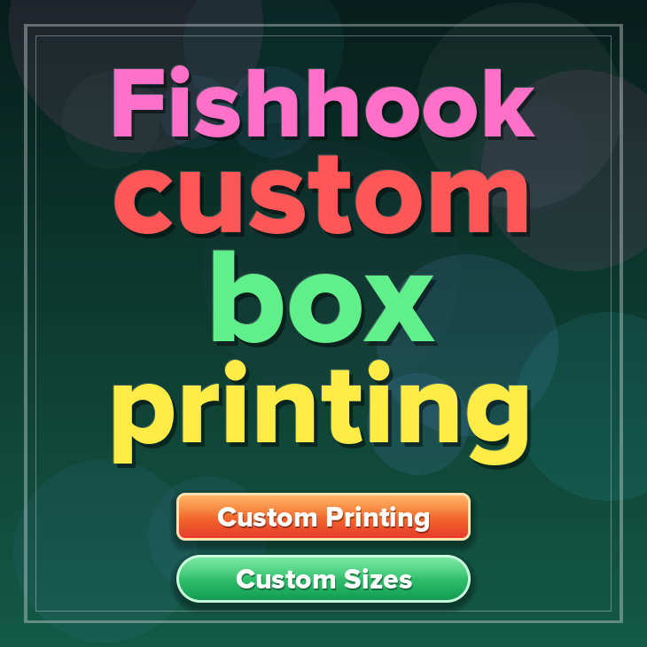 Fishhook custom box printing