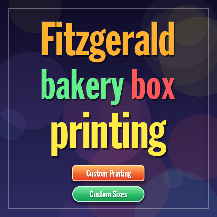 Fitzgerald bakery box printing