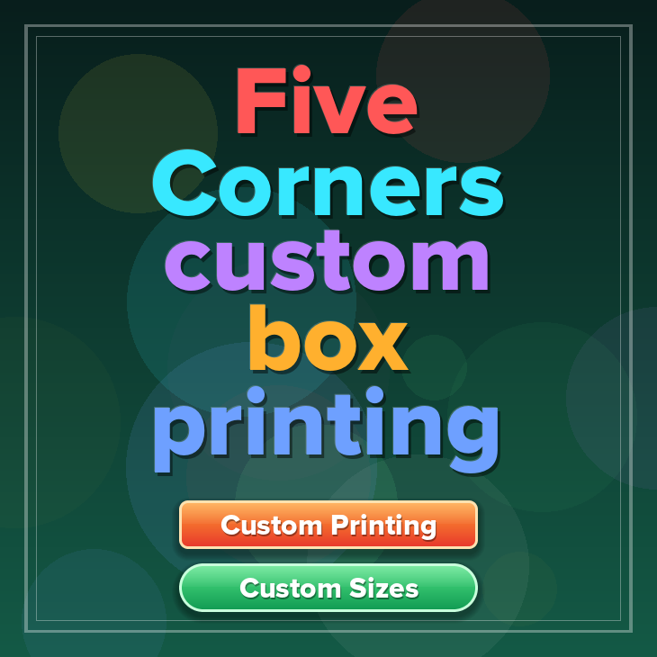 Five Corners custom box printing