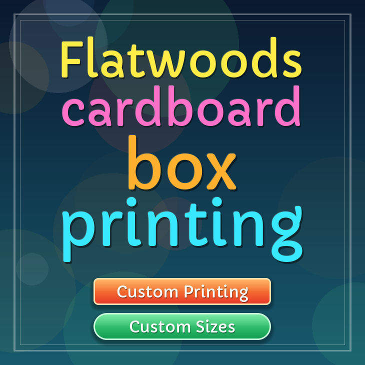 Flatwoods cardboard box printing