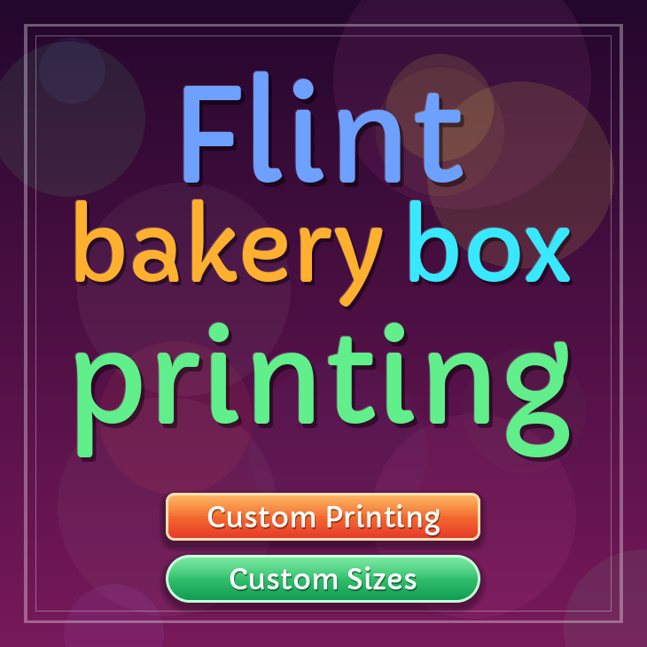 Flint bakery box printing