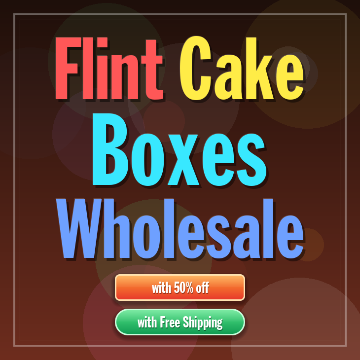 Flint cake boxes