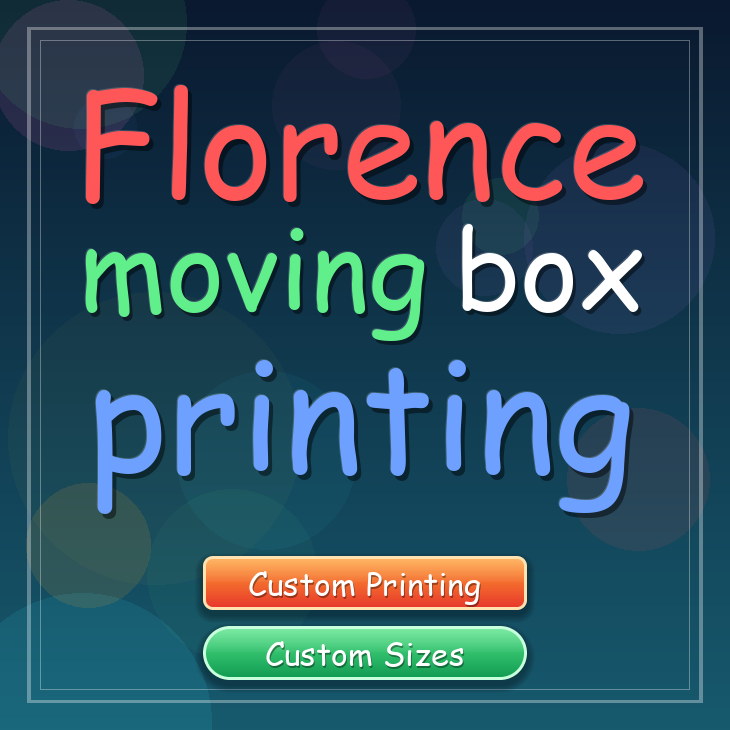 Florence moving box printing