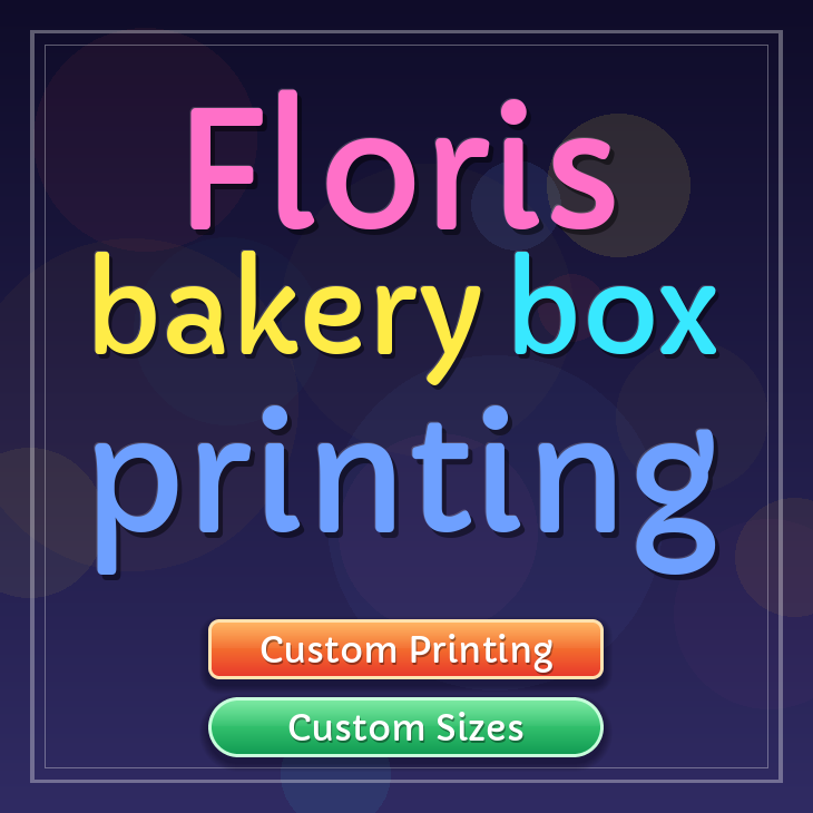 Floris bakery box printing