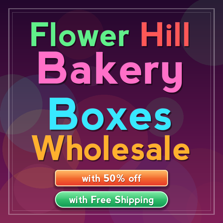 Flower Hill bakery boxes