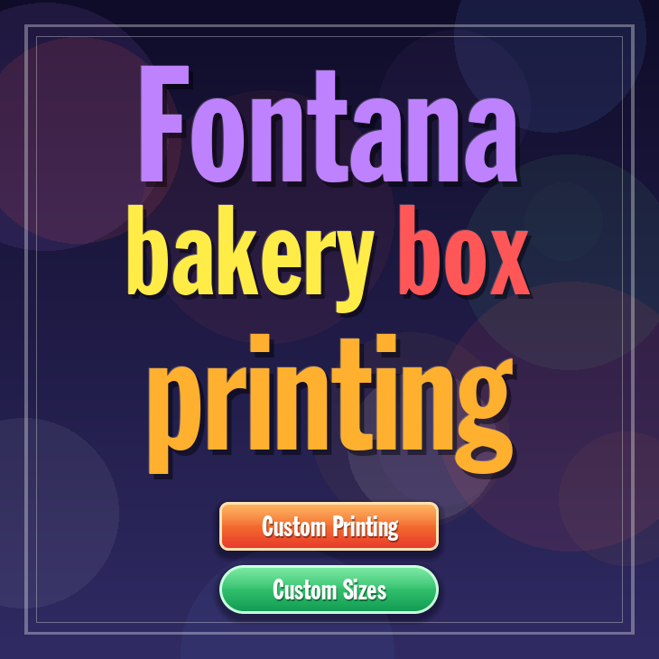 Fontana bakery box printing