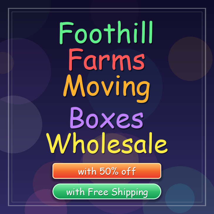 Foothill Farms moving boxes