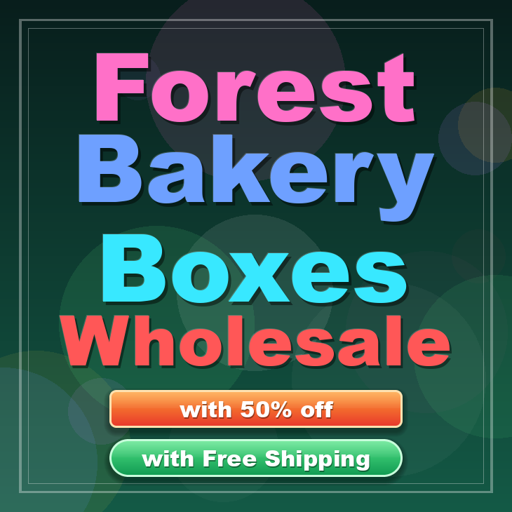 Forest bakery boxes