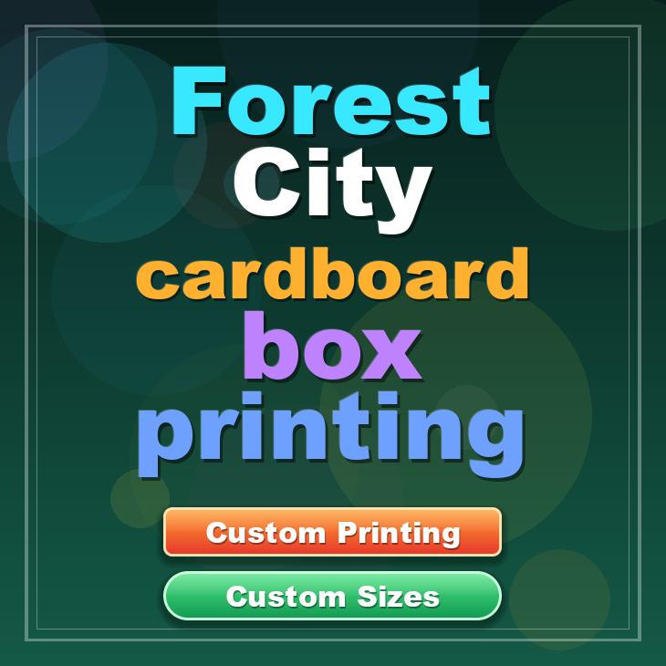 Forest City cardboard box printing