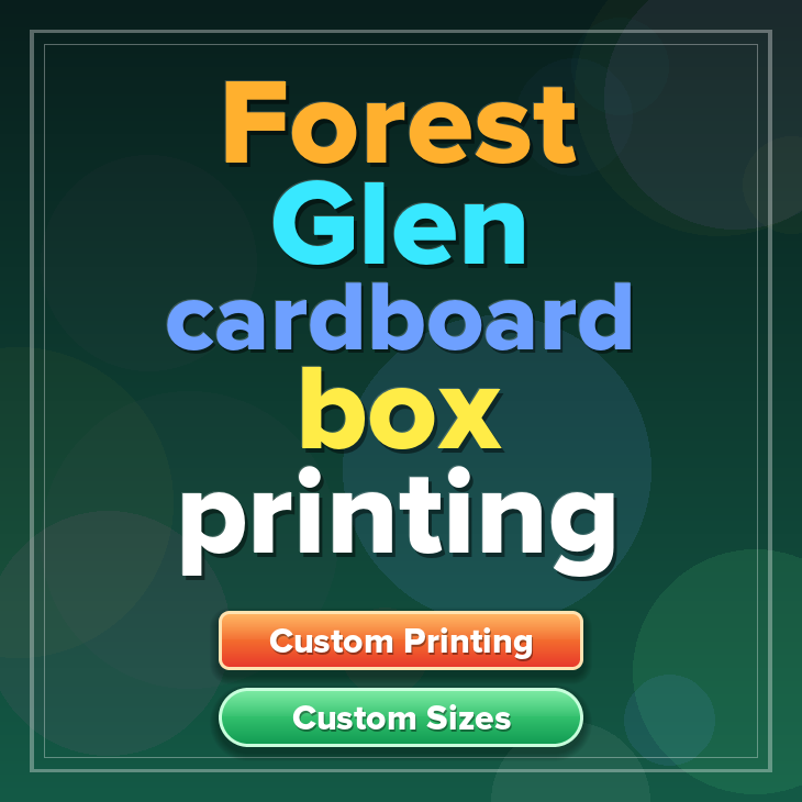 Forest Glen cardboard box printing