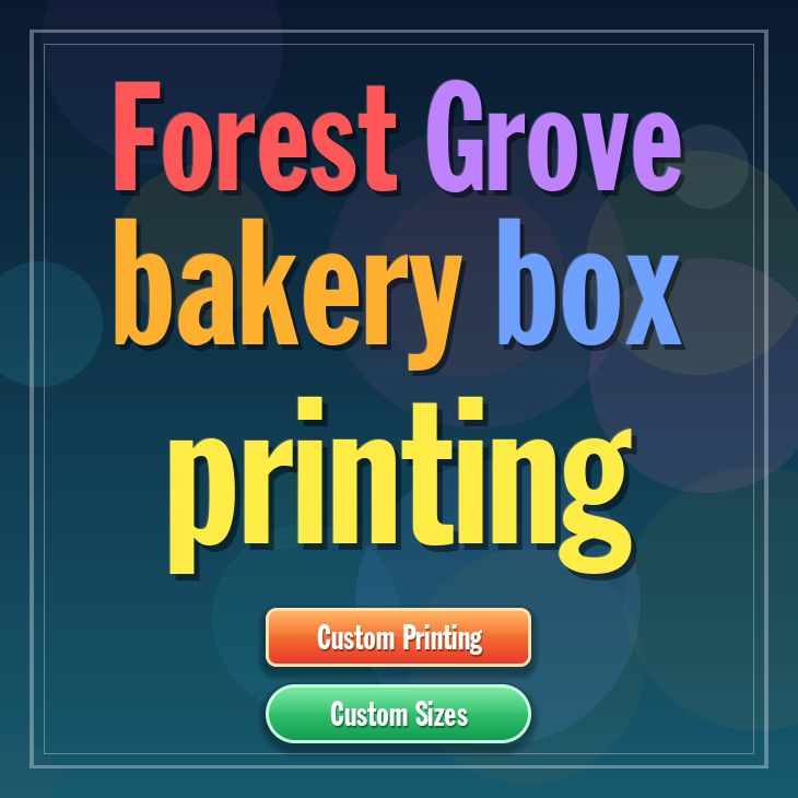 Forest Grove bakery box printing