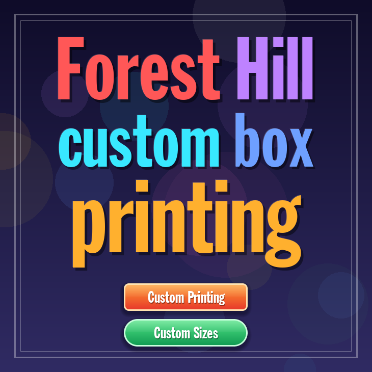 Forest Hill custom box printing