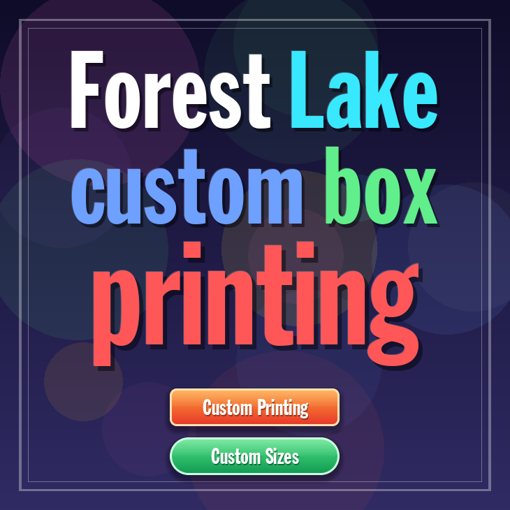 Forest Lake custom box printing