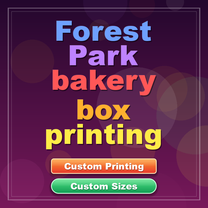 Forest Park bakery box printing