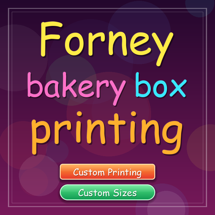Forney bakery box printing