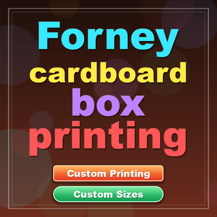Forney cardboard box printing